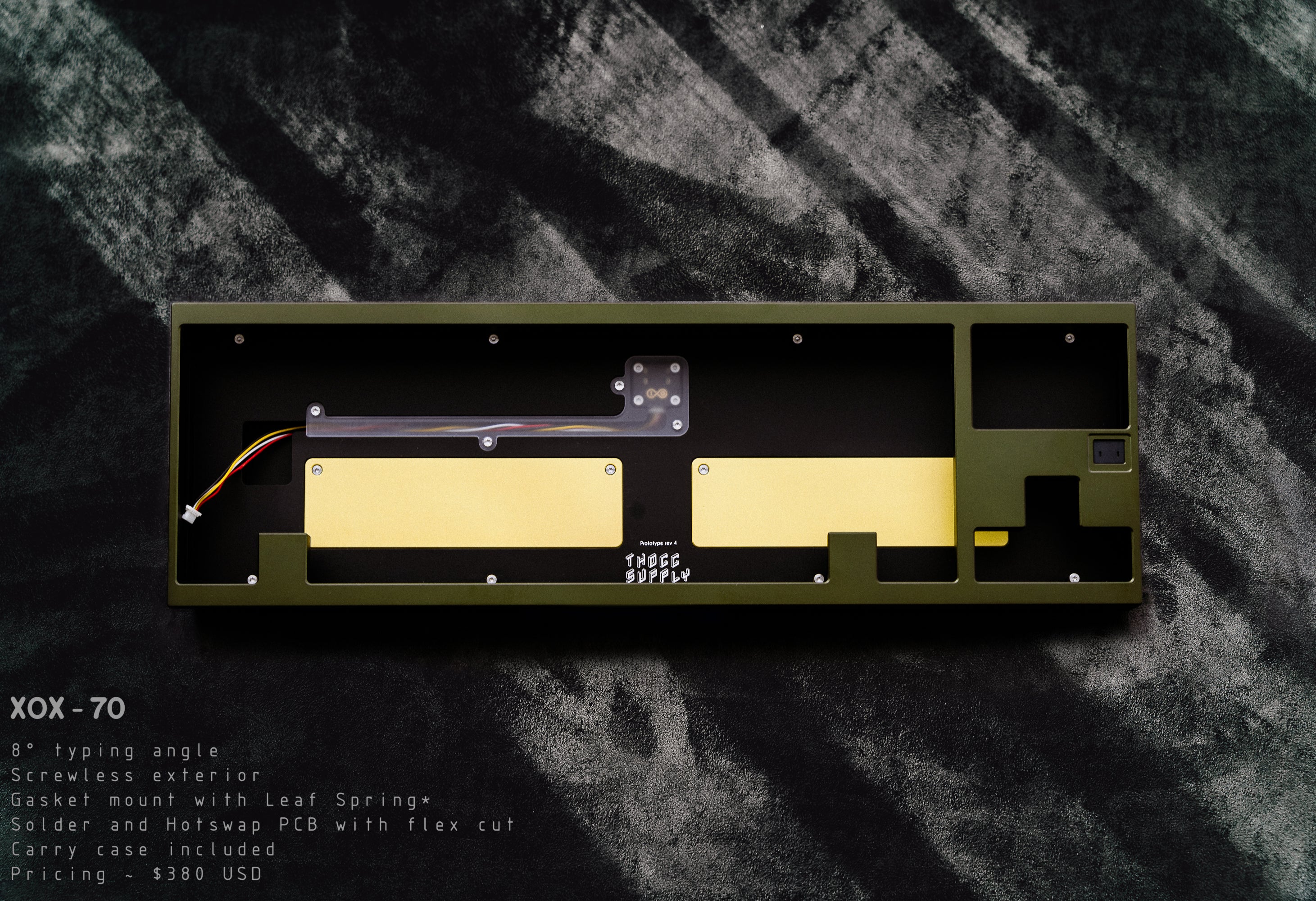 XOX70 Custom Mechanical Keyboard FRL TKL – Thocc Supply