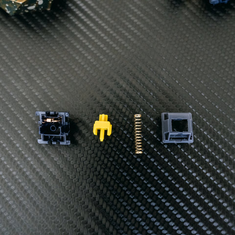 [IN STOCK] Graphite Gold Switches (PACK OF 10)